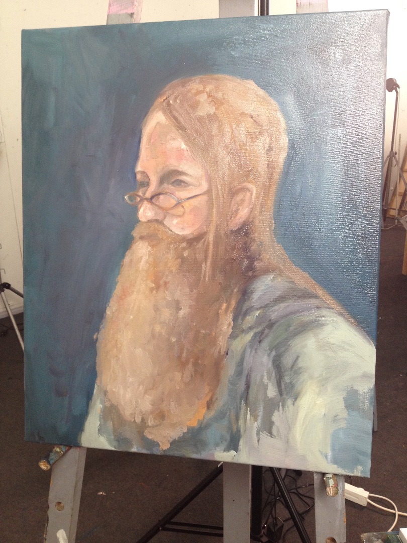 Portree ja figuur Eesti Kunstiakadeemia maali II kursus