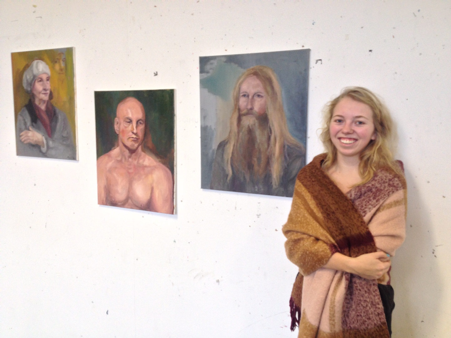 Portree ja figuur Eesti Kunstiakadeemia maali II kursus