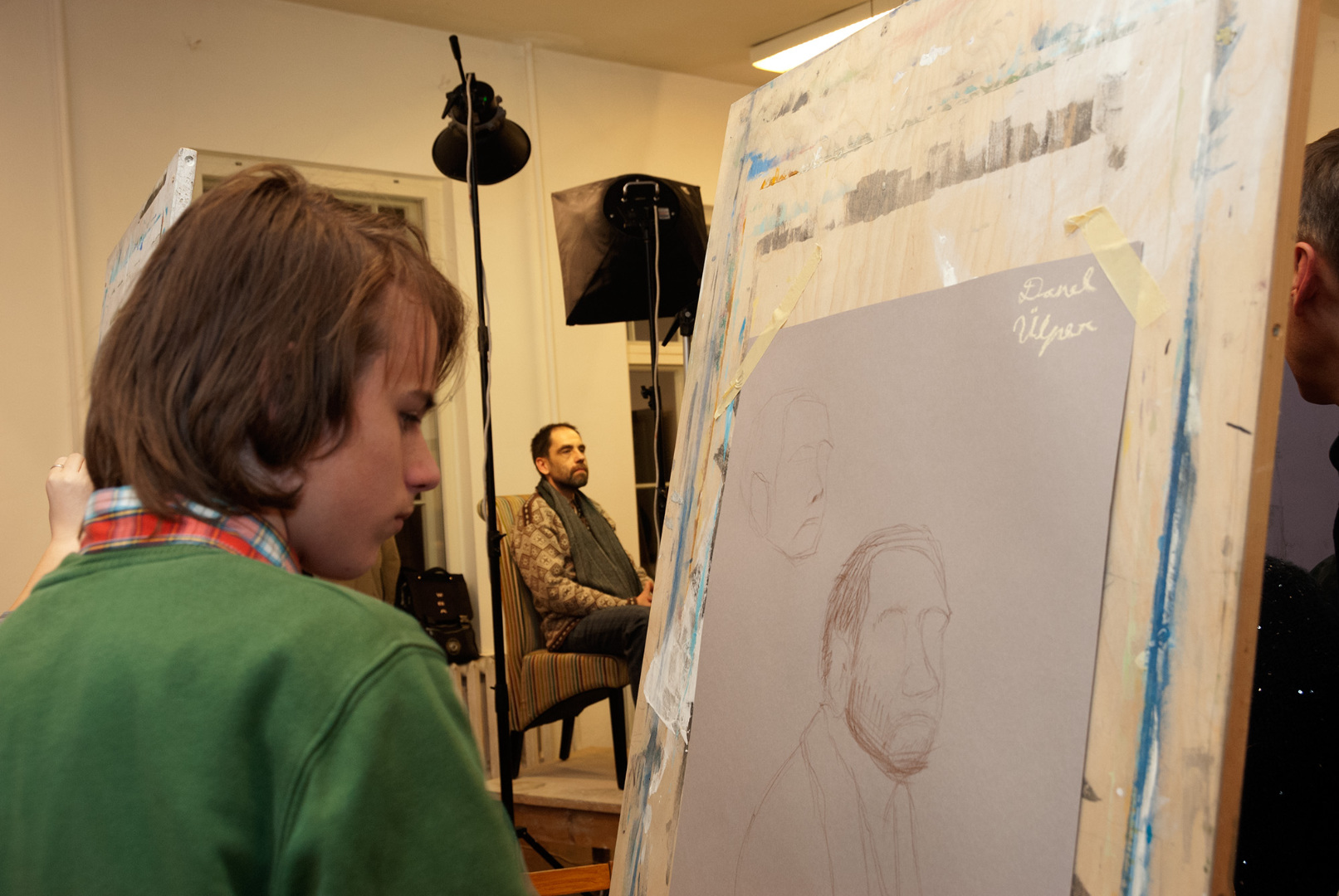 Avatud portreekursus Tartu Lastekunstikooli õpetajatele ja õpilastele