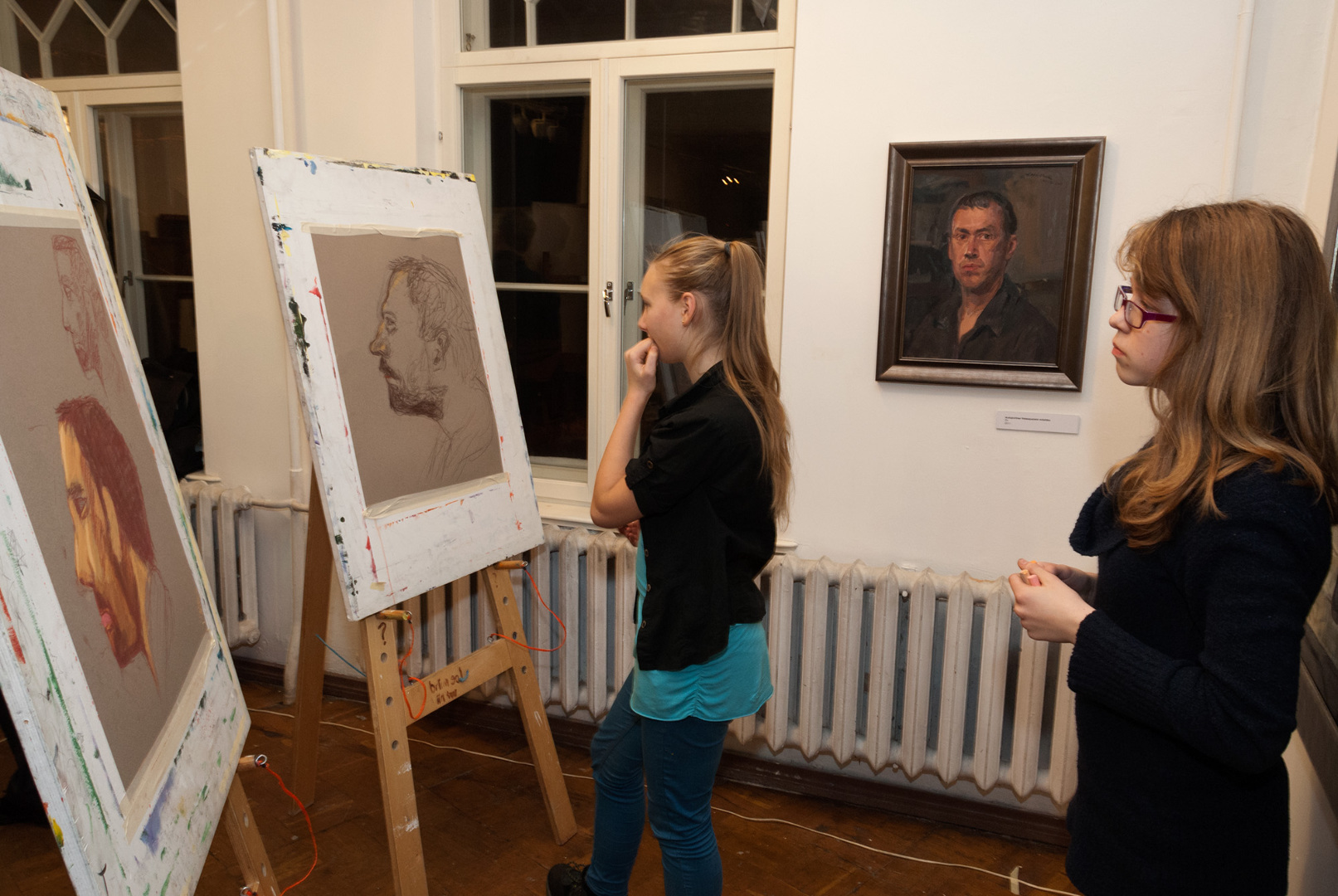 Avatud portreekursus Tartu Lastekunstikooli õpetajatele ja õpilastele