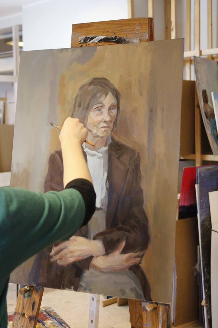 Traditsiooniline kaasaegne portree Eesti Kunstiakadeemias